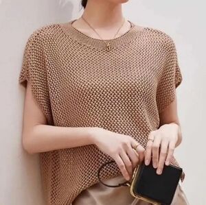 Lightweight Crochet Top One Size